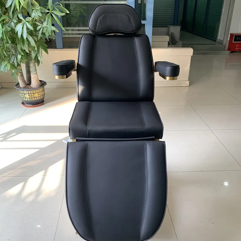 เตียงต่อขนตา โมเดิร์น หรูหรา ปรับได้ 3/4 มอเตอร์ สำหรับร้านเสริมสวย สปา ดูแลผิวหน้า นวดไฟฟ้า เตียงเสริมความงาม