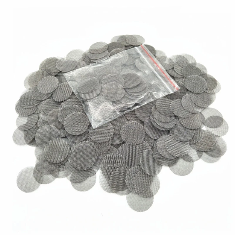 Pipe Filter Screen For Smoking Pipes Dust-Proof And Rust-Proof Round Stainless Steel Pipe Filter Screen Smoking Pipes Accessory