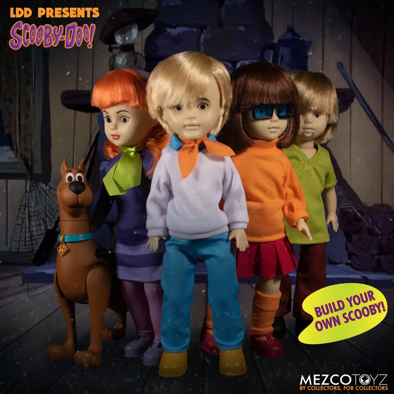 

MEZCO Live Dead Doll LDDMystery Incorporated Season Frank Welker/Mindy Cohn/Grey DeLisle10 inch complete set of 5 styles model