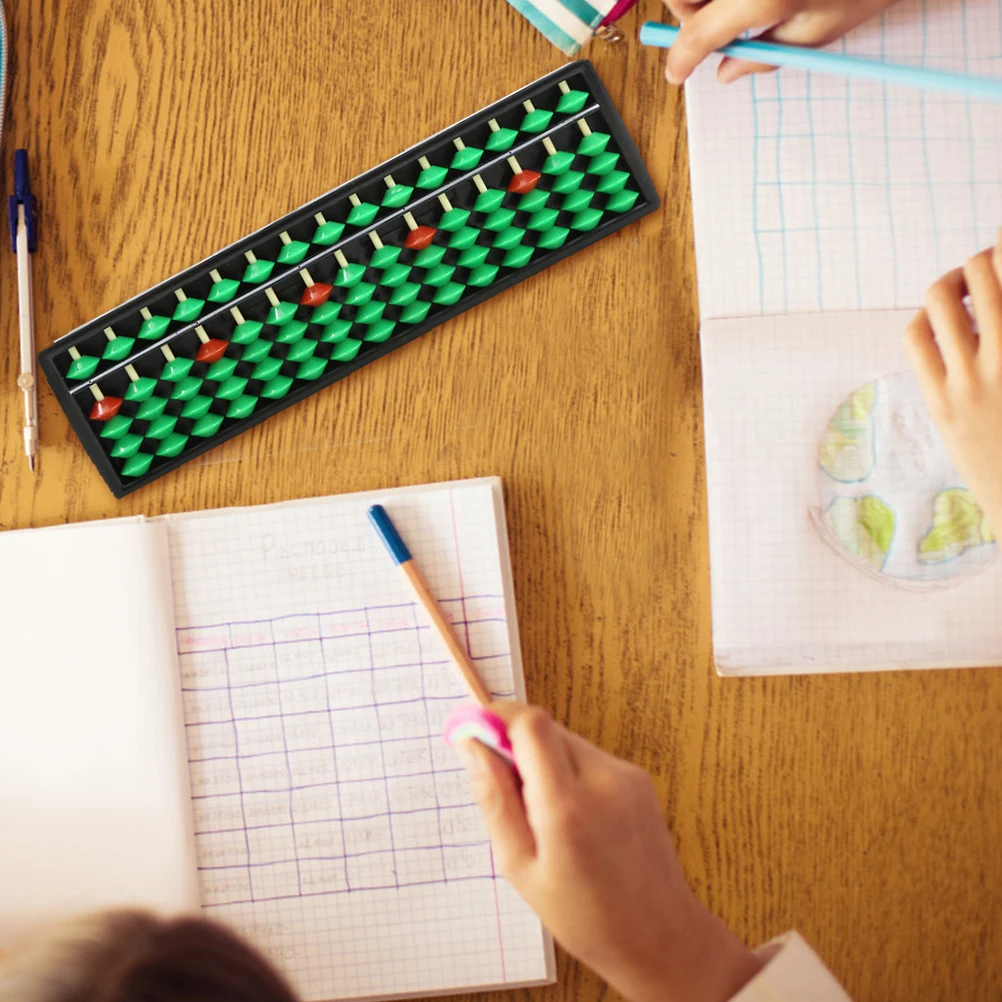 2 Stuks Kleine Telraam Voor Hoofdrekenen Kinderen Educatief Tellen Speelgoed Draagbare Houten Plastic 15 Staven Math Tool