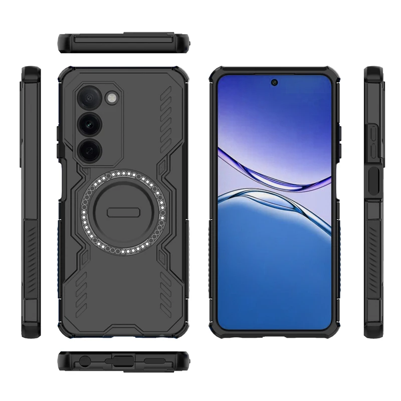 Чехол для Oppo A5 5G для Oppo A5 Global, противоударная магнитная адсорбция, задняя крышка с беспроводной зарядкой для Oppo A5 5G, чехол 6,67 дюйма