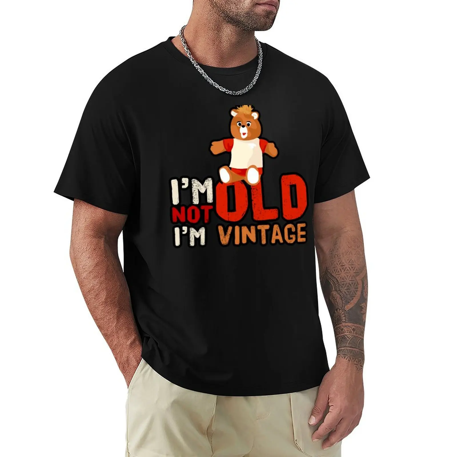 No soy una anciana, soy una generación X divertida y vintage, camiseta Teddy Ruxpin con protección UV para exteriores.