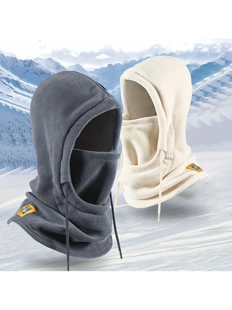 AliExpress NONE Winter Outdoor Cycling Head Covers/Hats/Skiing Windproof, Cold-Proof, Warm-Keeping Thickened Fleece Neck Guards/Fleece Fa