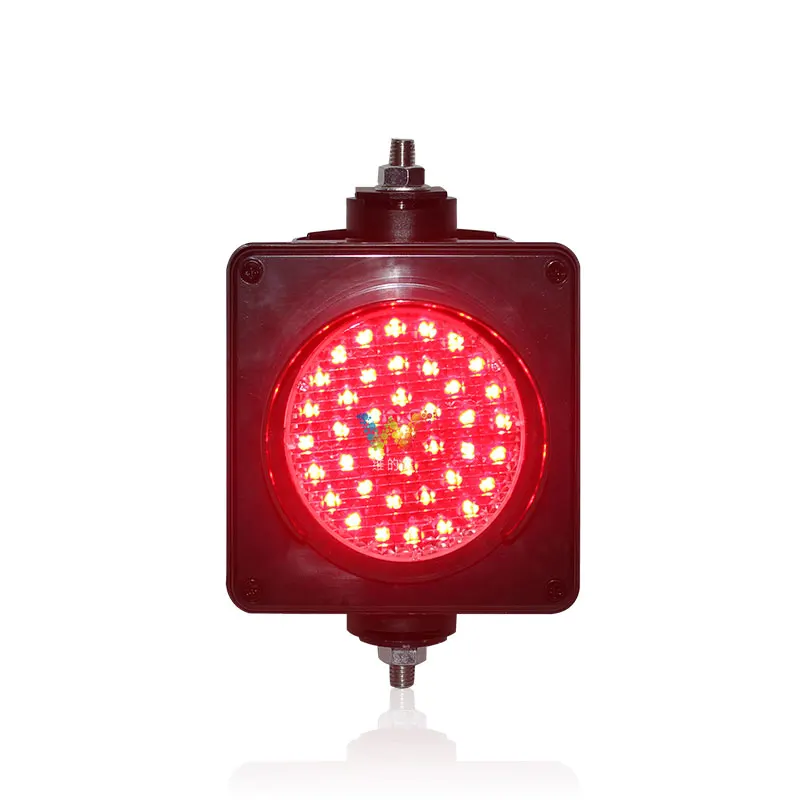 Parking Lots dc12v 24v 4 Inch Colored Lens Mini 100mm Red Yellow Green Color LED Traffic Signal Light