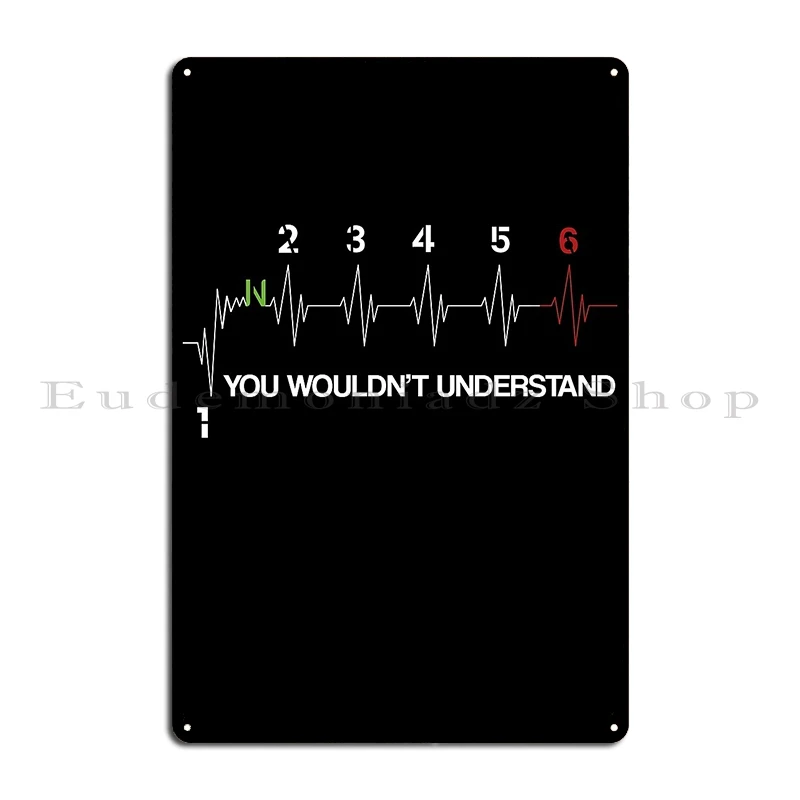 Biker Heart Beat You Wouldn T Understand Biker Metal Sign Club Party Club Bar Designer Wall Plaque Tin Sign Poster