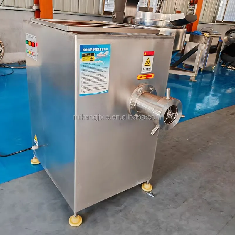 New Multi Functional 304 Stainless Steel Automatic Electric Industrial Frozen Meat Grinder Sausage Processing Machinery 500kg/h