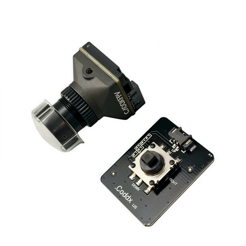 CADDX Ratel pro FPV-camera 1500TVL 9,5 g Super WDR voor FPV Drone 4,5 V-27 V NTSC/PAL 125 °   FOV Blacklight Nachtzicht