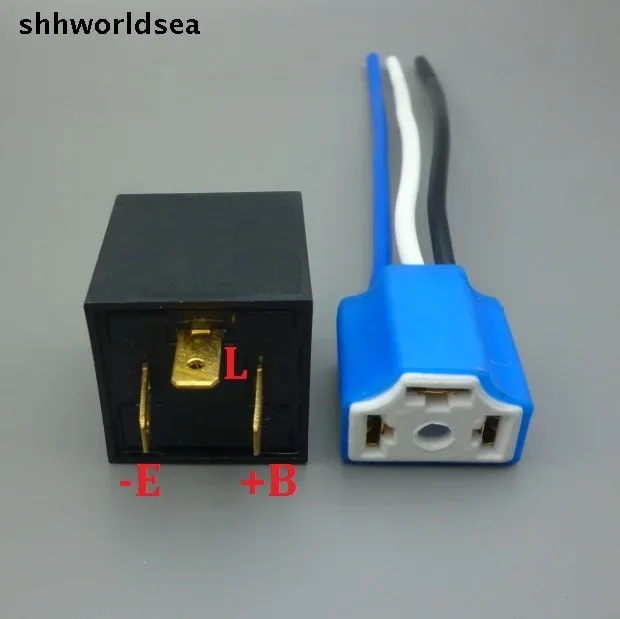 shhworldsea 1/2/10/50/100set 3 Pin Flasher Relay For 12v 24v  Car Flasher Relay To Fix Led Turn Light Indicator Strobe