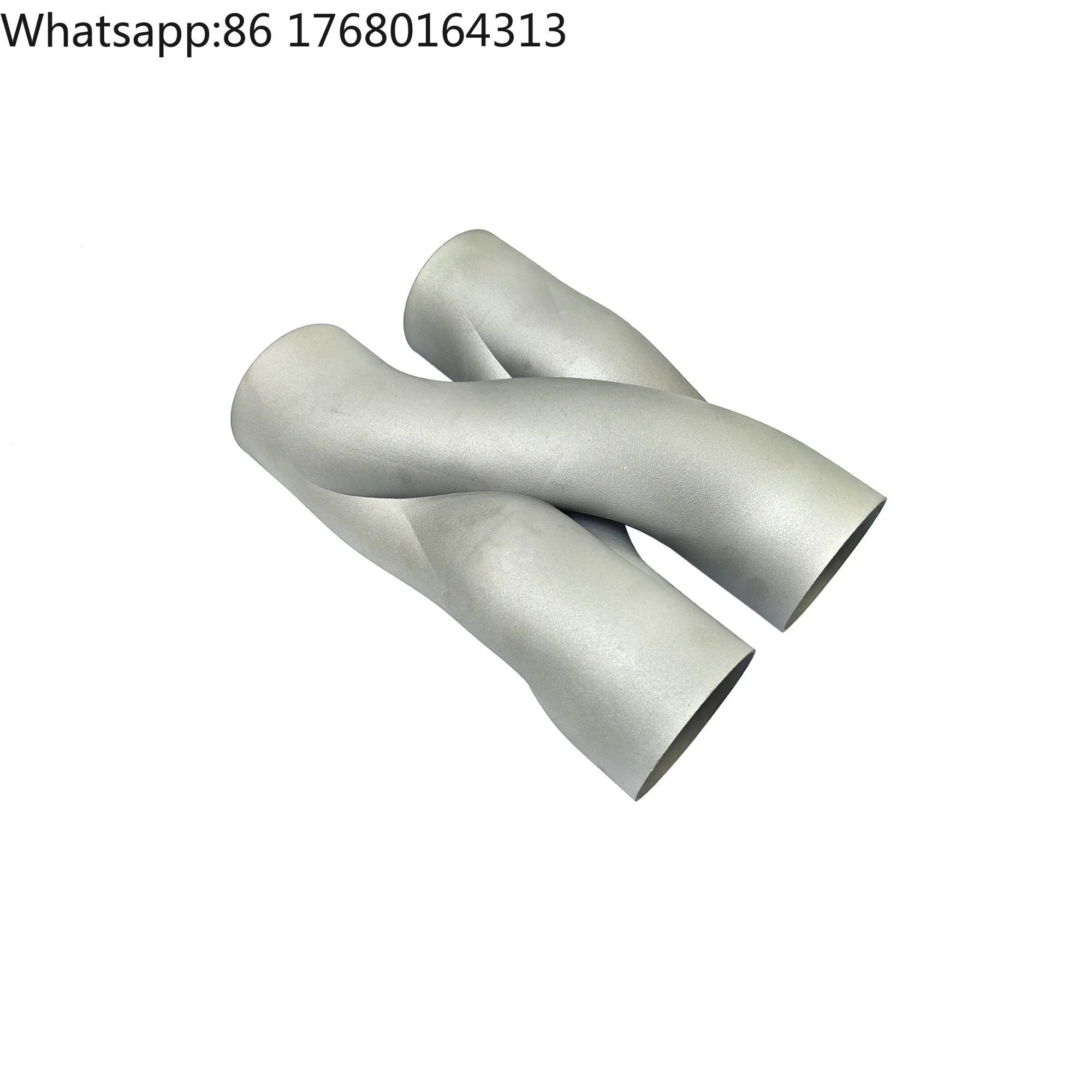 For ING Stainless Steel 316 Universal Z Pipe with 3D Printing  Z Shape Exhaust Car Accessories