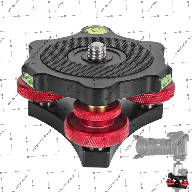

Precision Bubble Level Base Camera Head Tripod Level Base Mono pad Ball Head Photography Accessories