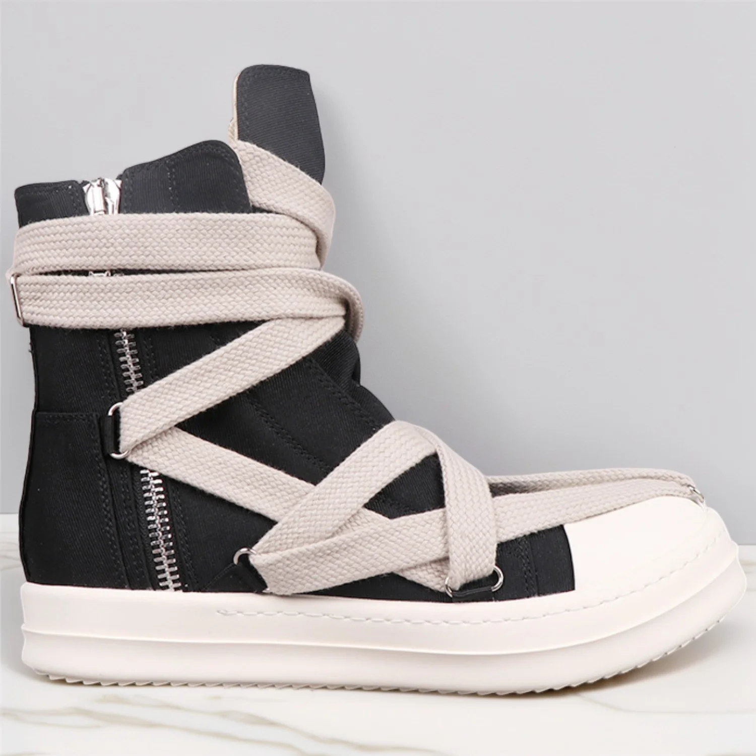 Men's High Top Canv… - image
