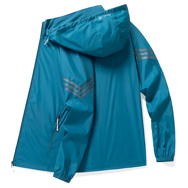 Lightweight Sunscreen Coat Men Women Ice Silk Outdoor Fishing Jacket Men's Breathable Skin Shirt Summer Sun Protection Clothing