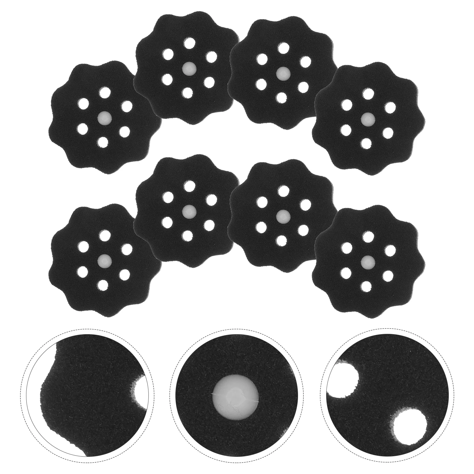 

10 Pcs Pad Safety Carbon Fiber Hard Sponge Bump Caps Insert Liners Universal