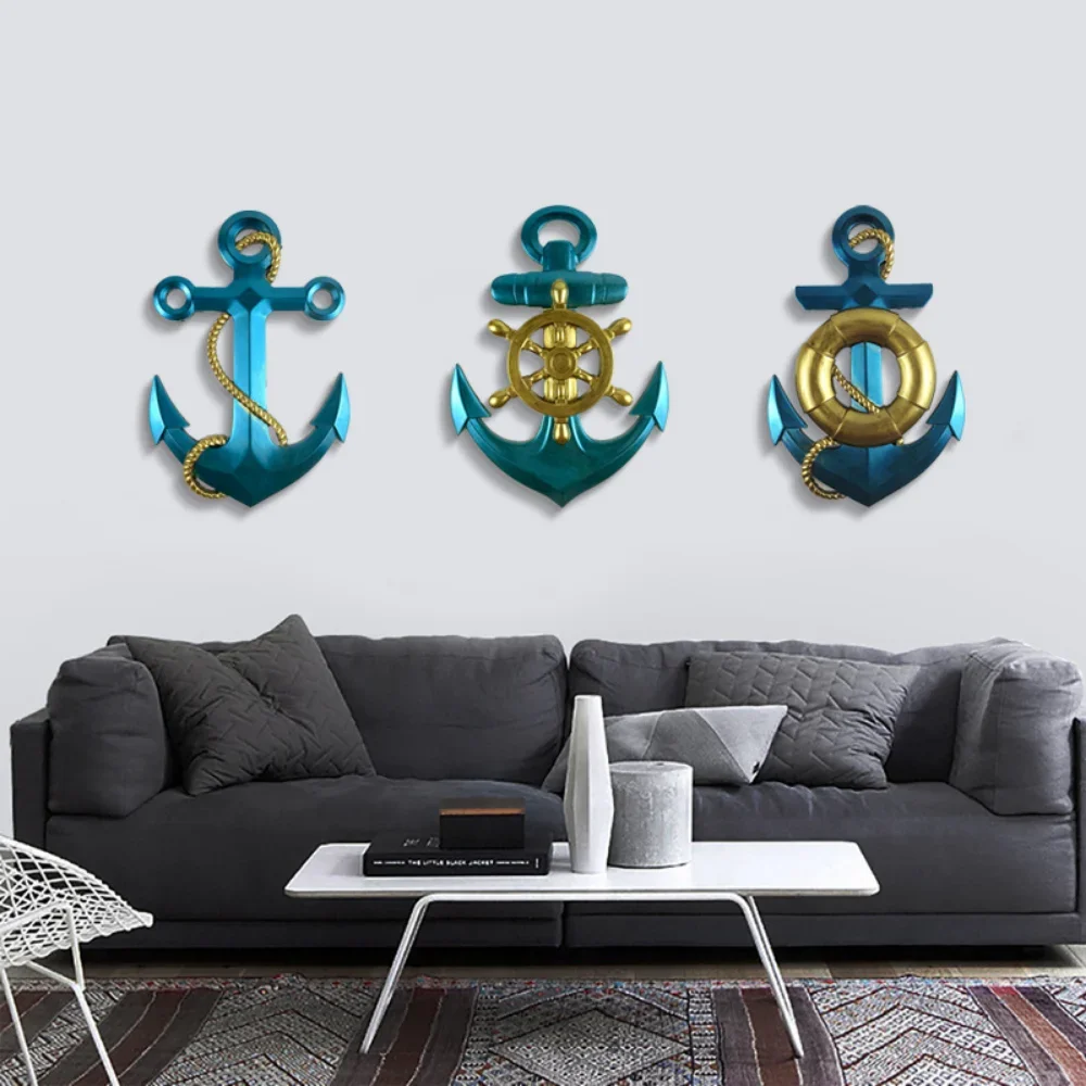 Three-dimensional Anchor Wall Hanging Resin Mold DIY Three-dimensional Anchor Desktop Decoration Wall Decoration Silicone Mold