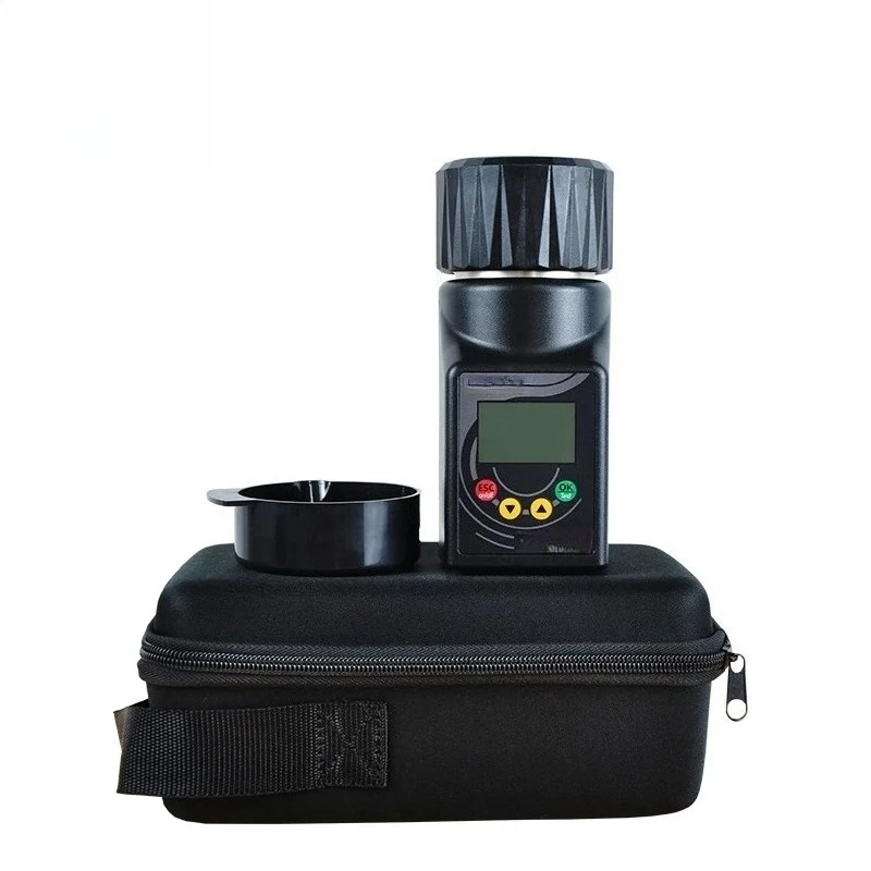 Handheld 43-Grain Moisture Meter Rapid Moisture Detection Device for Corn, Wheat, and Pea, Available in 8 Languages