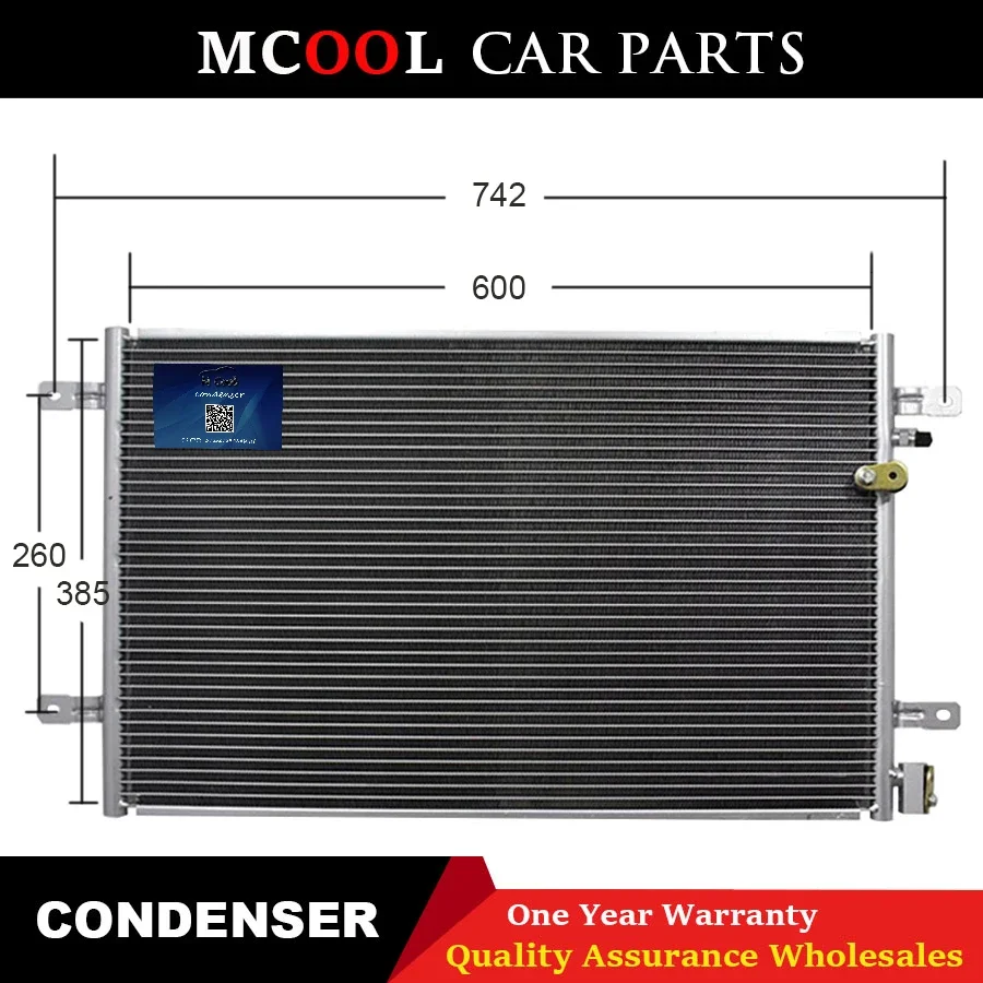 for Evaporator  4F0260401E 4F0260403P 4F0260403L 4F0260403Q For Audi A6 A6L 4F2 4F5 4FH C6 2.0 2.4 3.0 3.2 2.7 4.2 AC Condenser