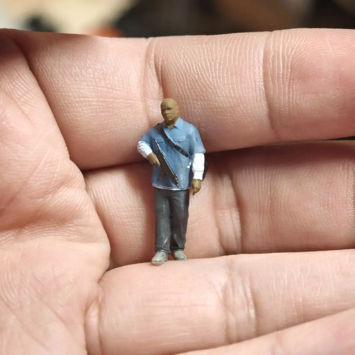 1/64 نموذج الراتنج نموذج مصغر سيارة GTA دمية التماثيل الديوراما