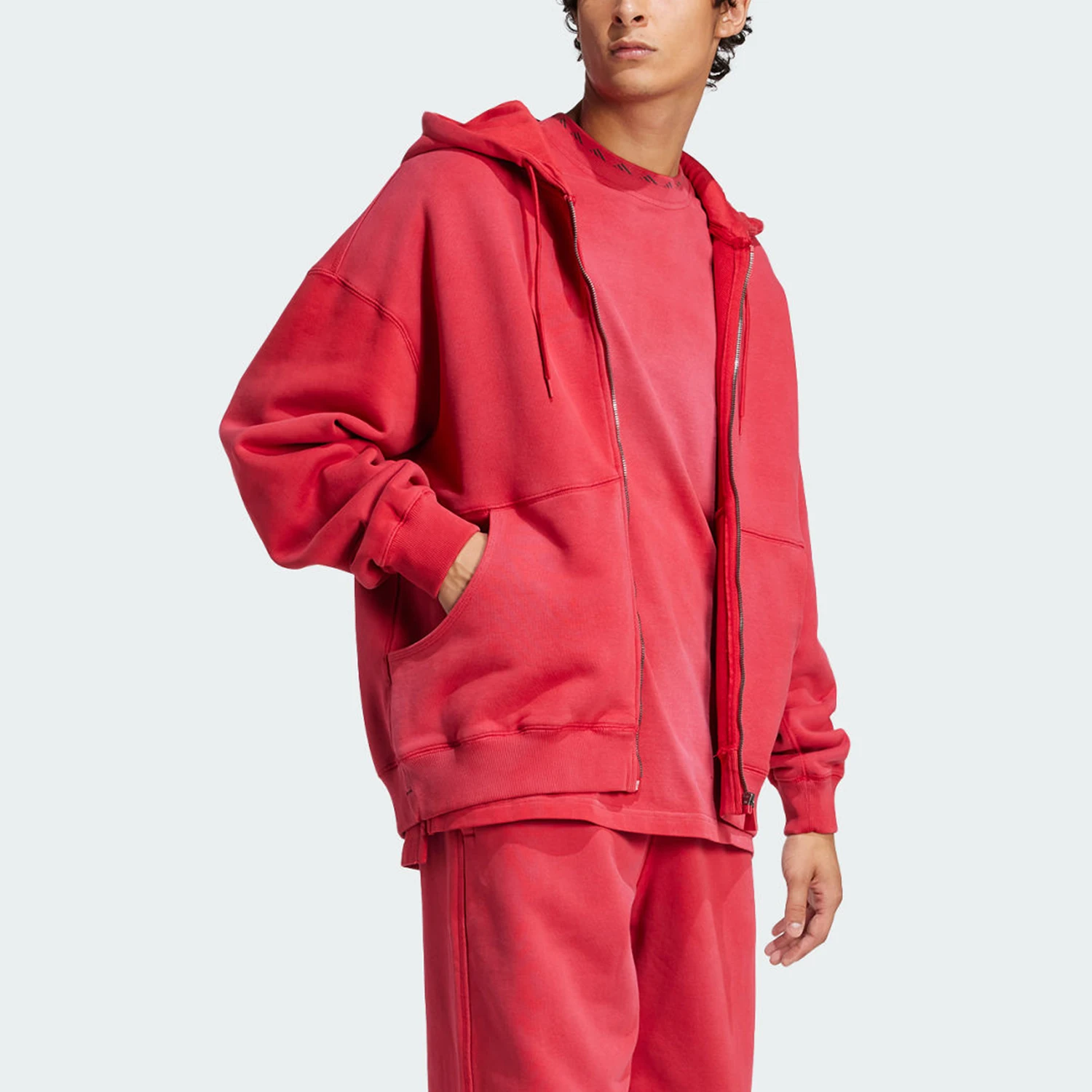 سترة أديداس الأصلية EQT هوديي للرجال محبوكة حرارية بقلنسوة JD0660 #2