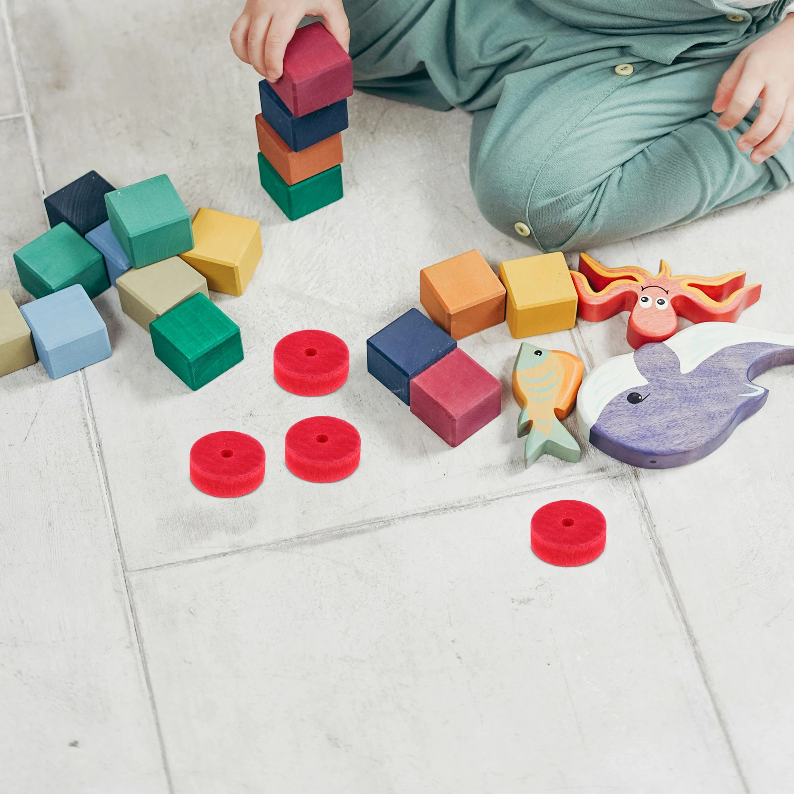 

10 pcs Smooth Finish Easy Assembly Diy Car Kits Unfinished Spindle Enhancing Motor Skills Versatile Play Scenarios Hand