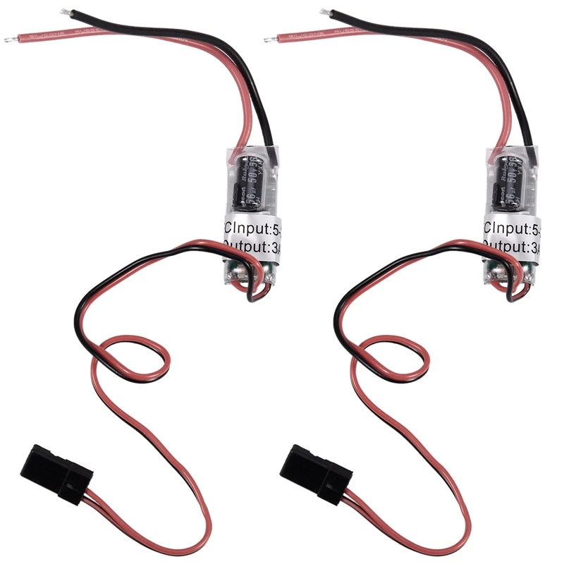 RISE-2X Receiver Power Supply 5V/3A Brushless ESC External Type BEC UBEC Support 2-6S