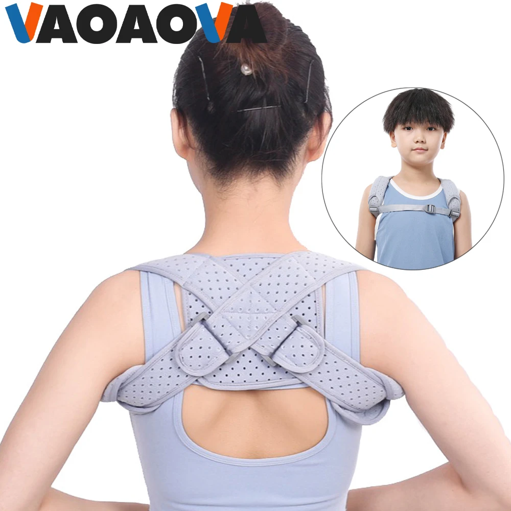 1Pcs Posture Corrector for Women Men Kids Children, Upper Back Straightening for Clavicle Support and Providing Pain Relief