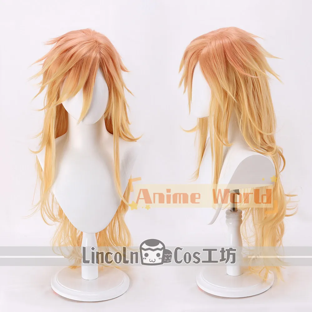 

Anime Douma Cos Cosplay Wig Halloween Carnival Party Props Synthetic Hair Heat Resistant Fiber + Wig Cap