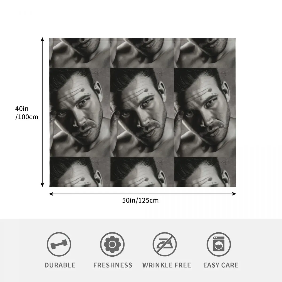 Oliver Stark Throw Blanket For Decorative Sofa Plaid decorative christmas decoration Blankets