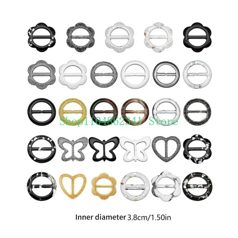 5ASD Cintura a fiori fai -da -te Filla elegante abbraccio chiusura collo Elegante Porta fissata