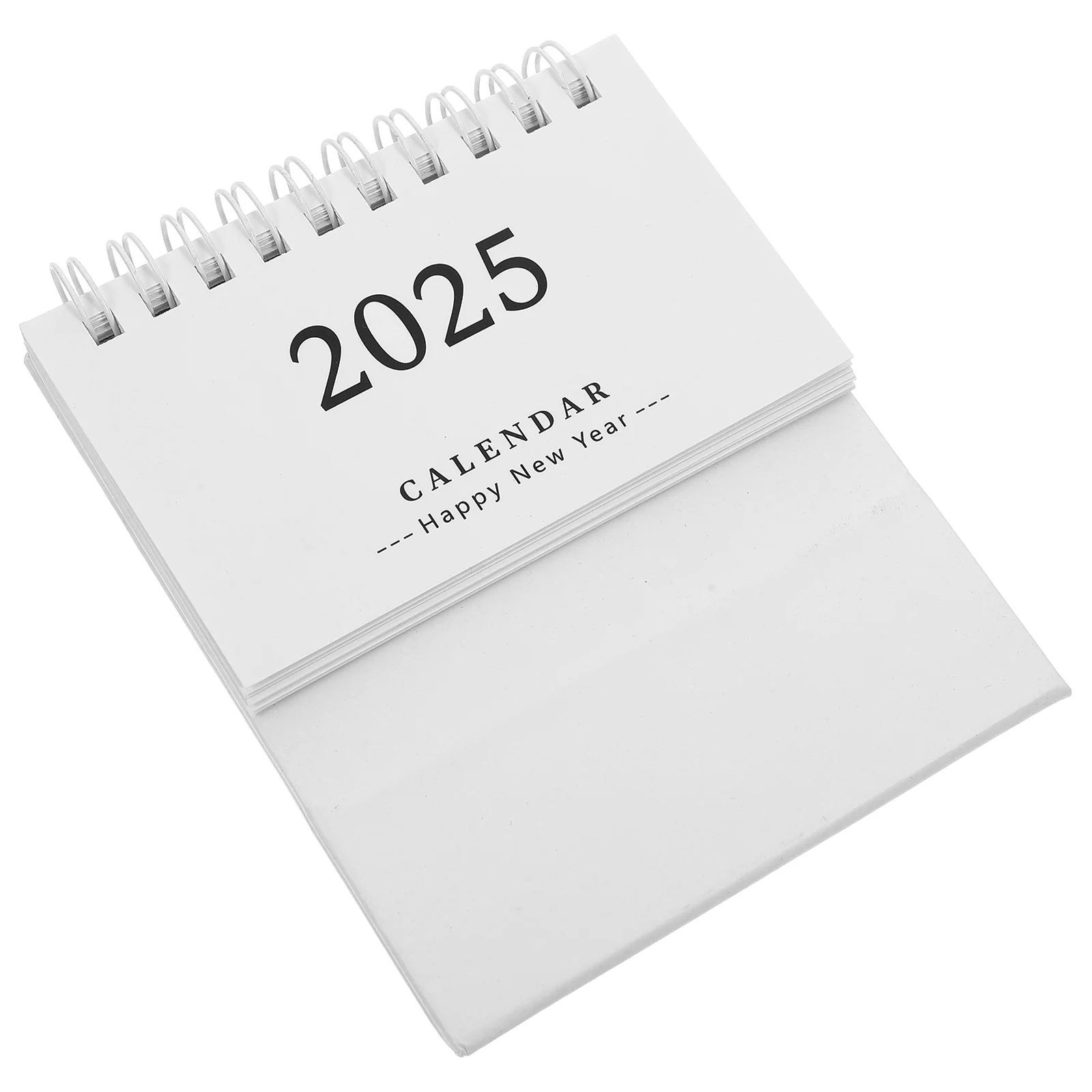 

2025 Desk Calendar Office Accessories Decorative Standing Supplies Note Flip for Monthly Calendars Perpetual