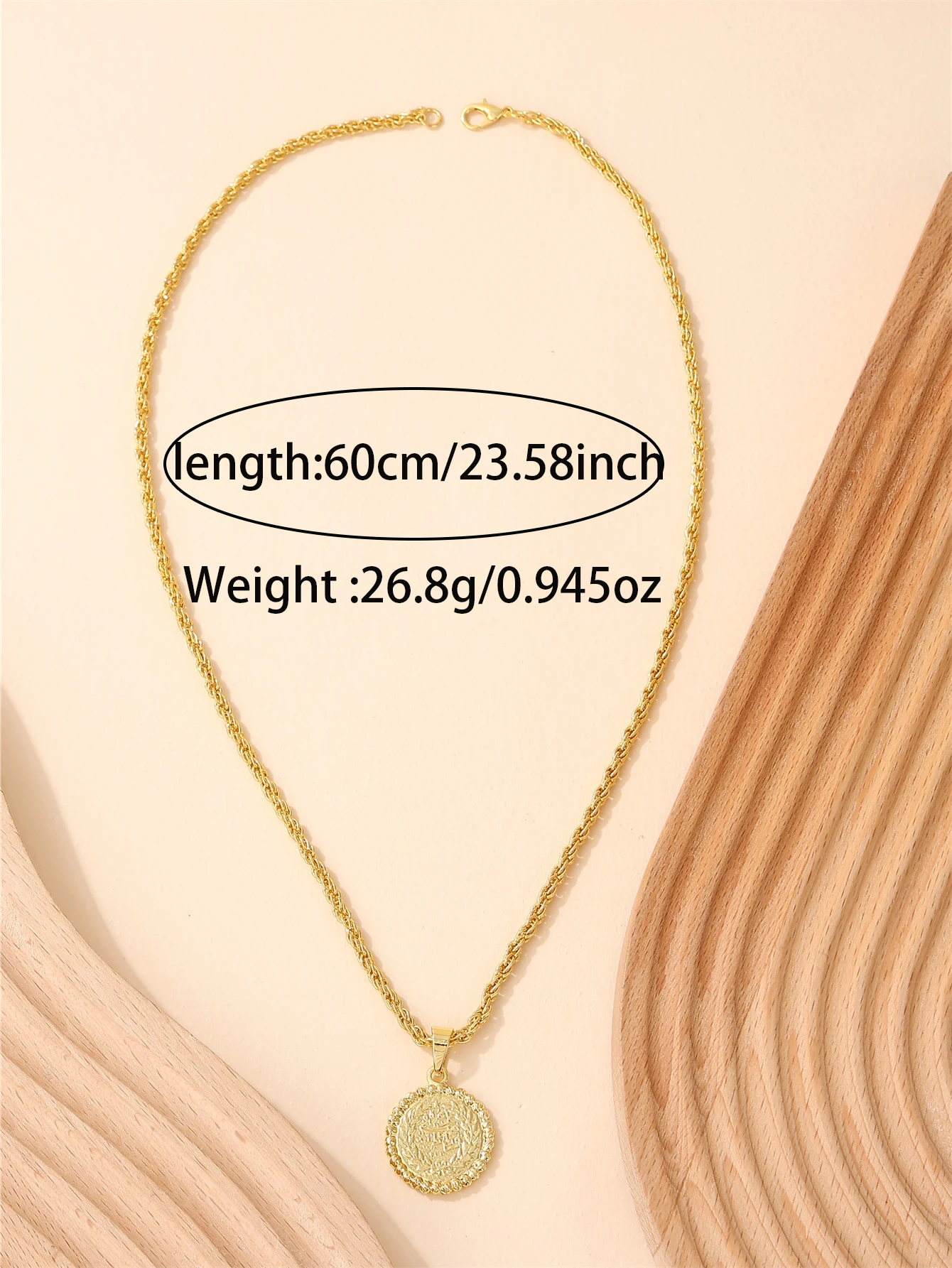 สร้อยคอทอง 18K ชุบทอง ดีไซน์เก - Coin Necklace Delicate บทวิจารณ์และราคา