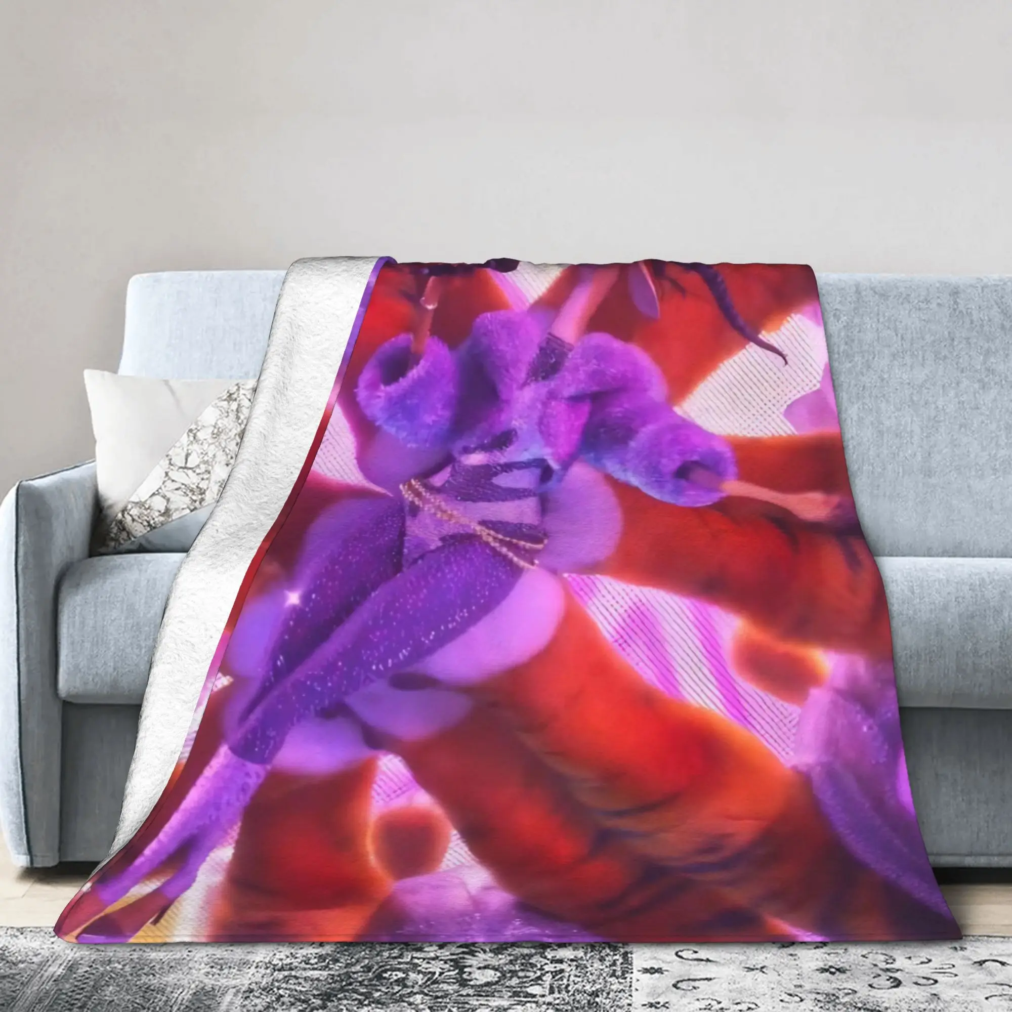 Zoo Gazelles Cartoon Movie Knitted Blankets Halloween Xmas  Flannel Throw Blankets Airplane Travel Decoration Soft Warm Bedsprea
