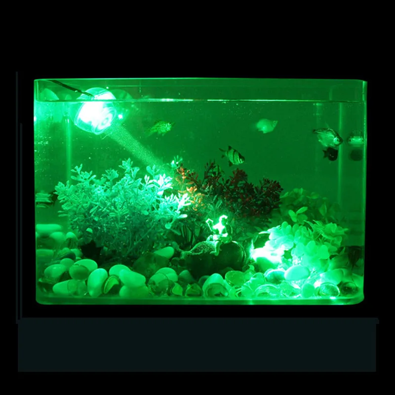 Fish Tank Led Spotlight Submersible Lights Ornamental Tropical Fish Lighting Mini Colorful Waterproof Night Lights Spotlights