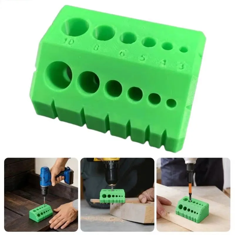 

1-10PCS 45/90 Degree Drill Jig Portable Precision Guide with Numerical Scale for Electric Drill Woodworking Beveled Joint