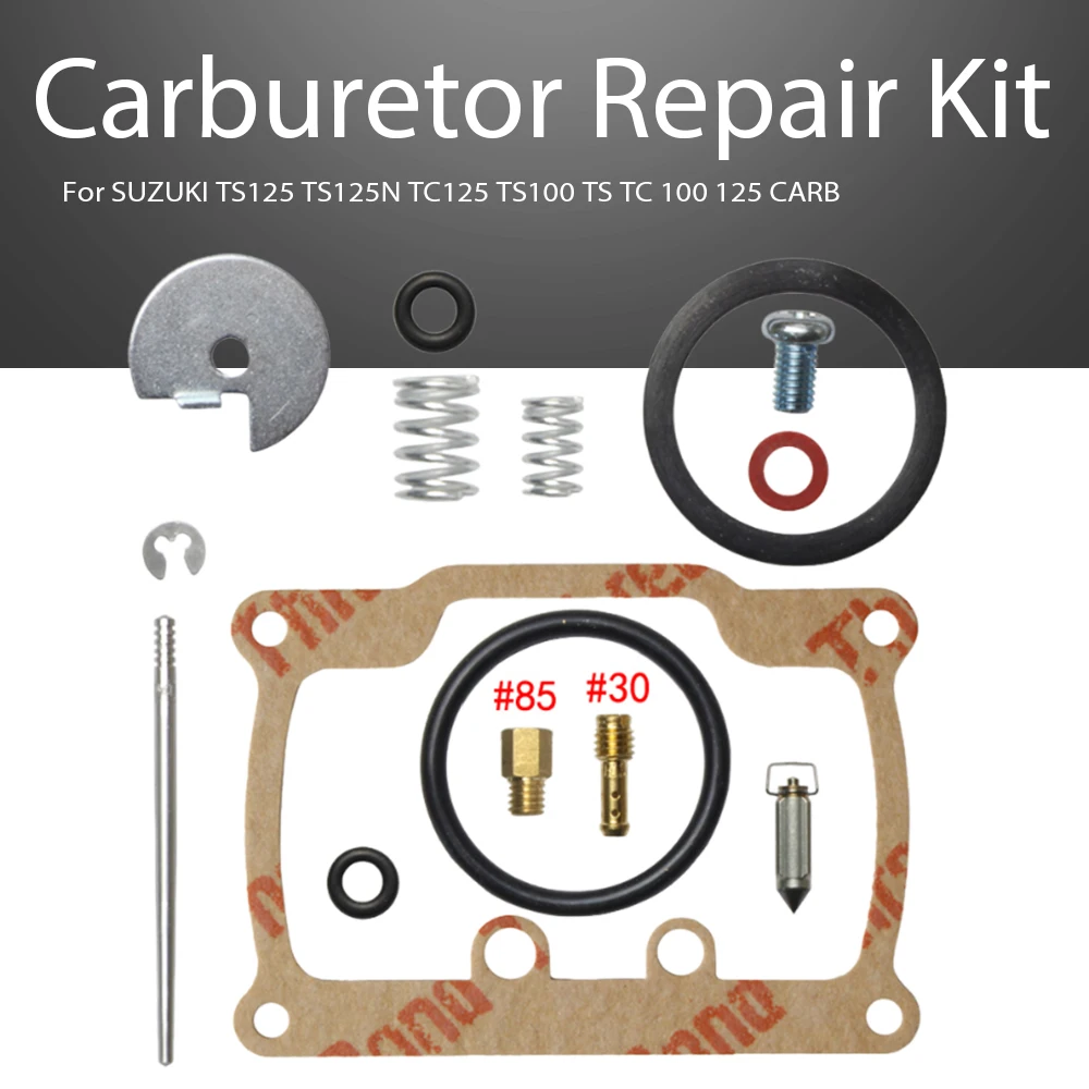 

Motorcycle Carburetor Repair Kit for SUZUKI TS125 TS125N TC125 TS100 TS TC 100 125 CARB