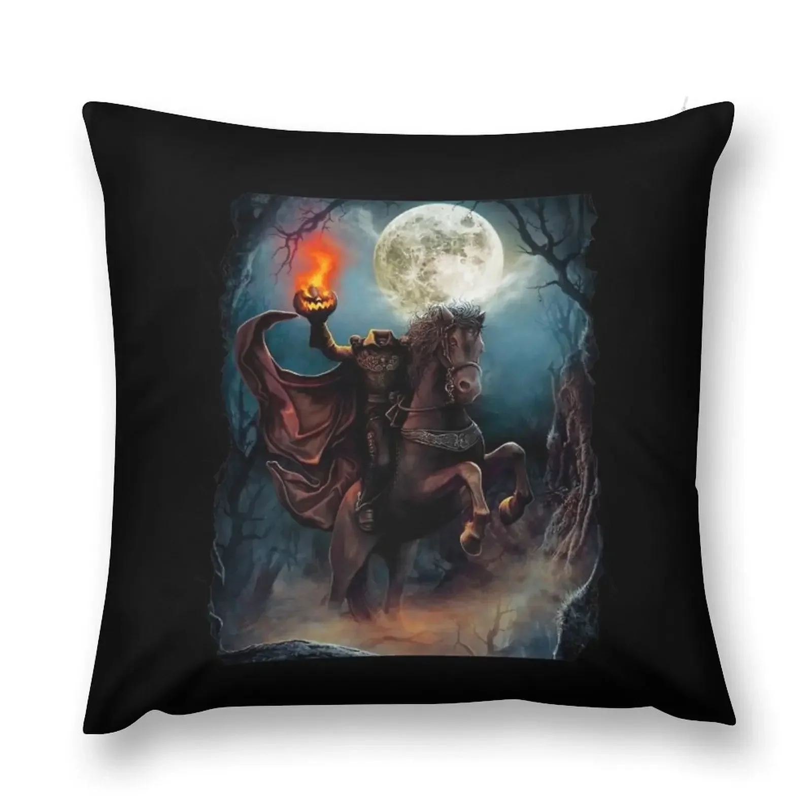 

HEADLESS HORSEMAN Throw Pillow Custom Cushion autumn decoration Room decorating items Rectangular Cushion Cover pillow