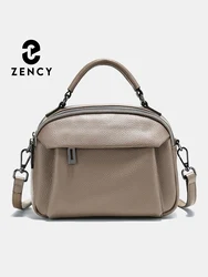 Women Crossbody Bag Multi-Space Fashion Design Handbag Large Capacity Genuine Soft Leather Lightweight Single Shoulder Bag Trend