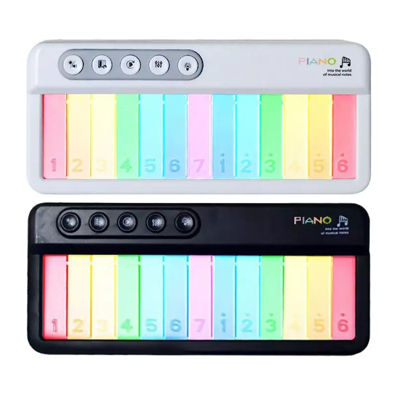 

Kids Piano Toy Electronic Kids Keyboard Touch Screen Light Piano Toy Interactive Educational Music Toy Portable Musical