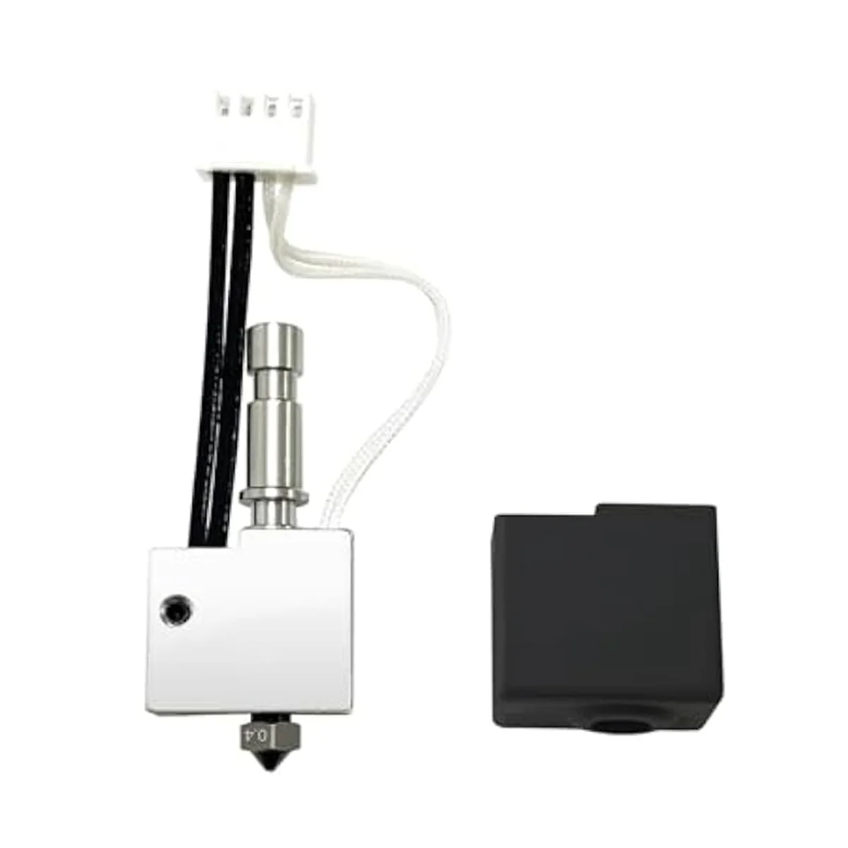 A03R 2pcs 0.4MM Print Head Extruder Kit Hot End Heater Block Heating Rod Thermistor Nozzle for S1