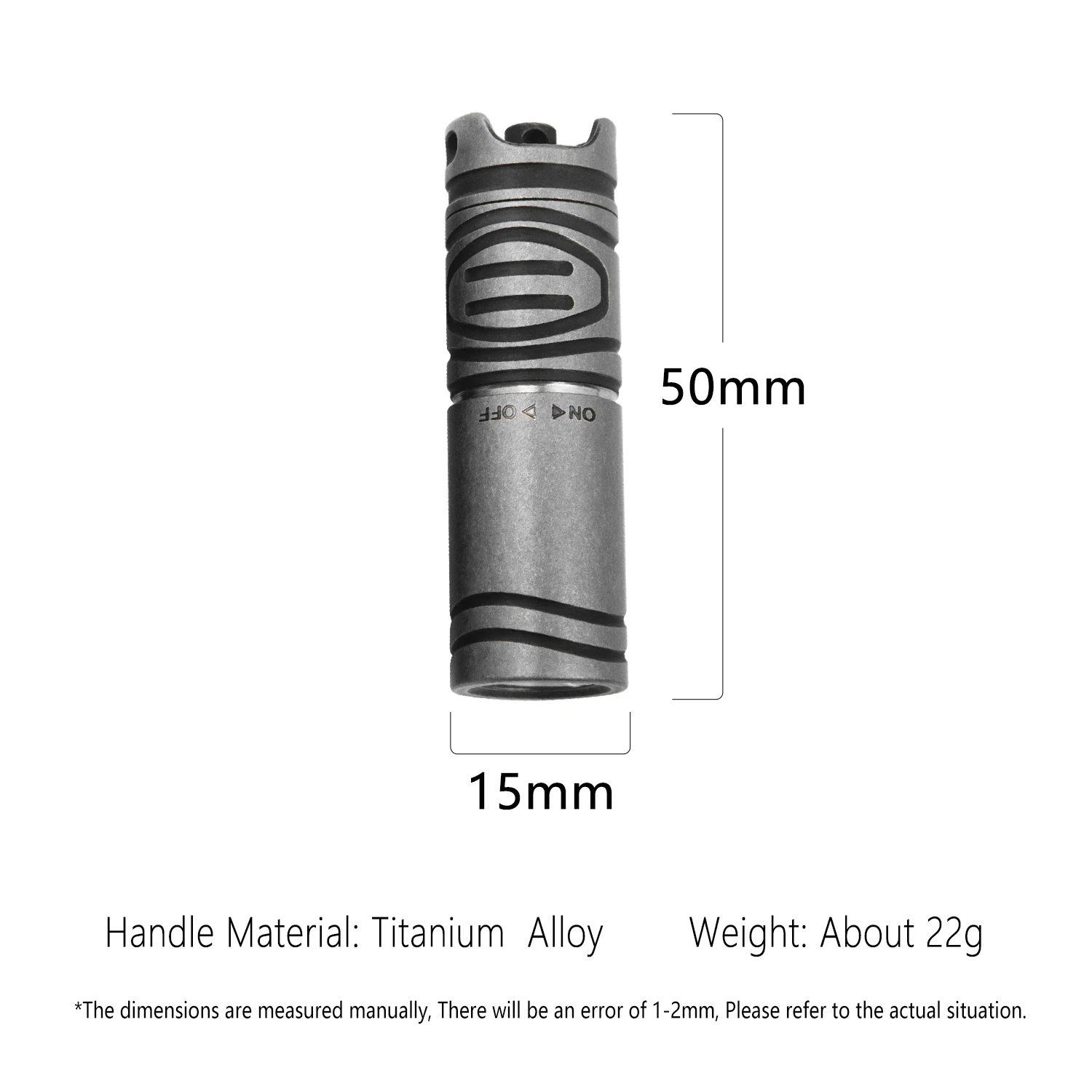 Titanium Alloy Small Flashlight USB Rechargeable Keychain Tool Combination Mini Portable EDC Camping Night Fishing