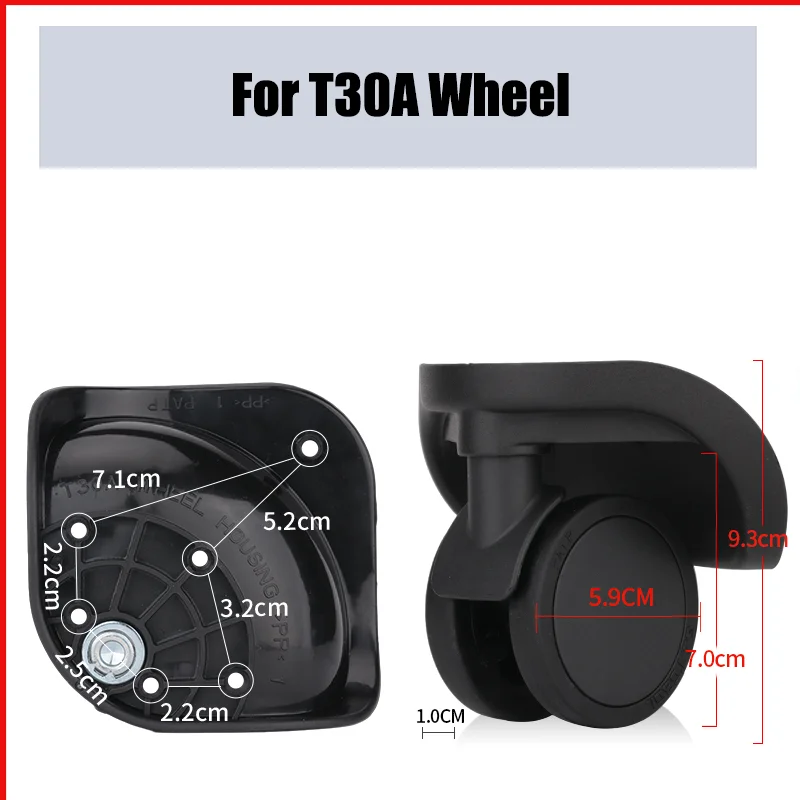 

Suitable for T30A Suitcase Carrying Wheel Suitcase Replacement Accessories Replacement Universal Wheel Luggage Repair Pulley