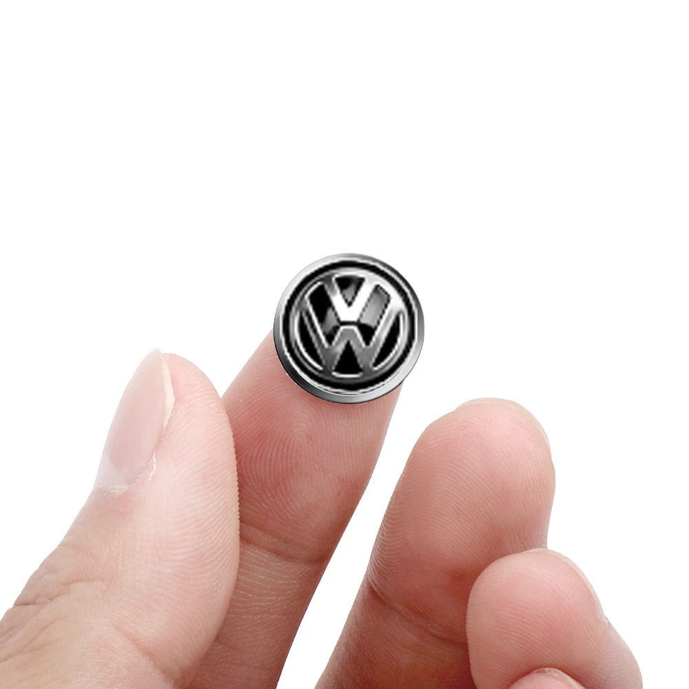 10/20Pcs 14mm Car Key Emblem Stickers Auto Control Key Logo Decals For Volkswagen VW GTI Golf Passat B6 Jetta Touran CADDY Rline