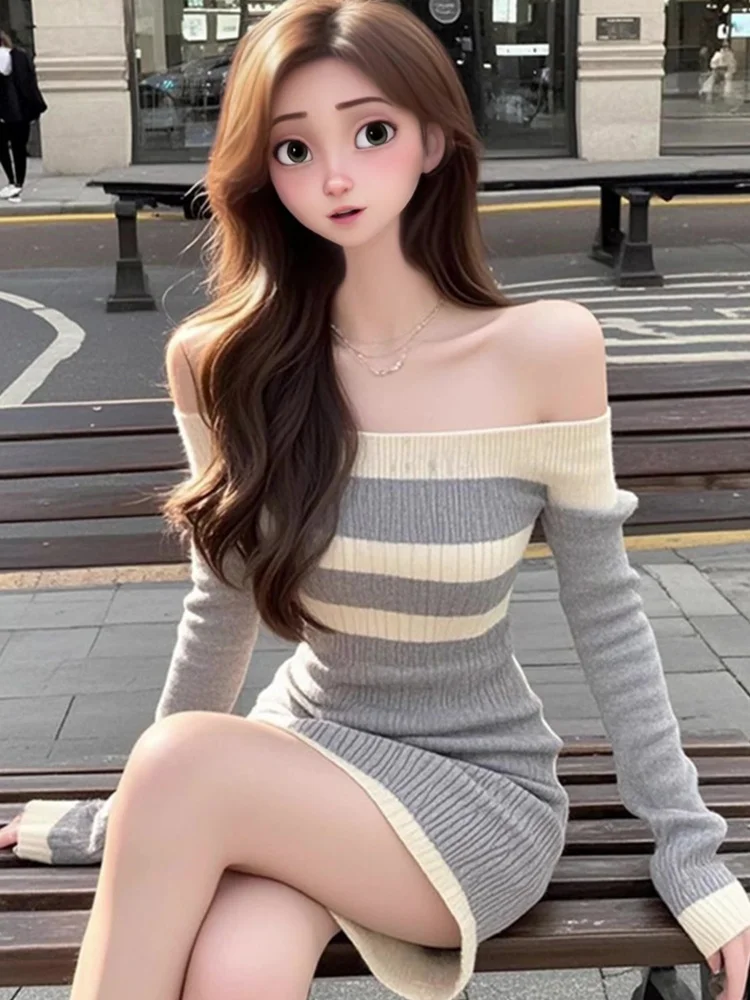 Knielange Pullover, Kaschmirpullover, Pullover für Damen, Stretch, locker, minimalistisch, Workouts, Pullover, Stricken, cooler Stil, Tonal für Mädchen