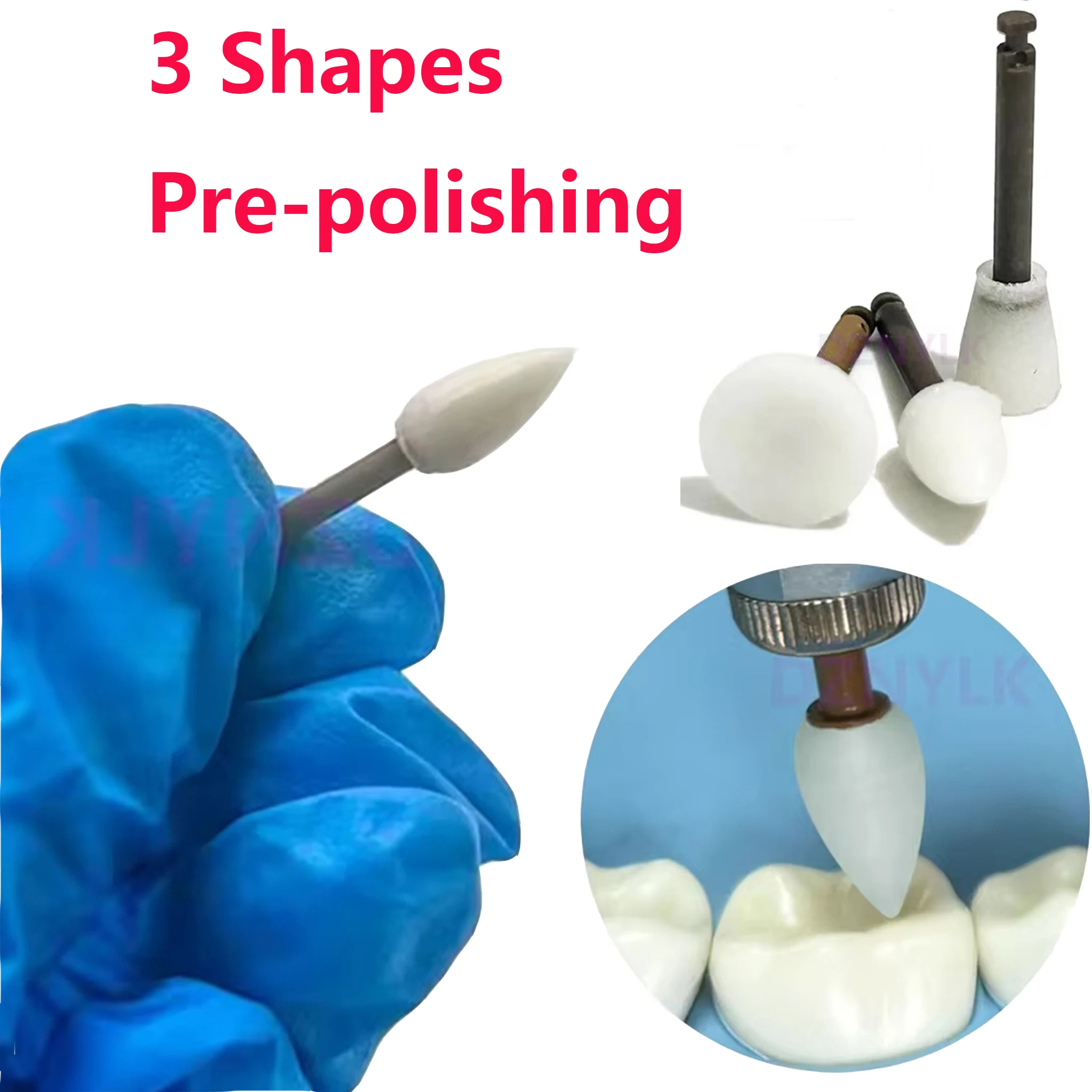 40Pcs Dental Composite Polishing Points Cups Discs Kit One Step Finishing System RA Shank Dentist Teeth Polisher Finisher Tools
