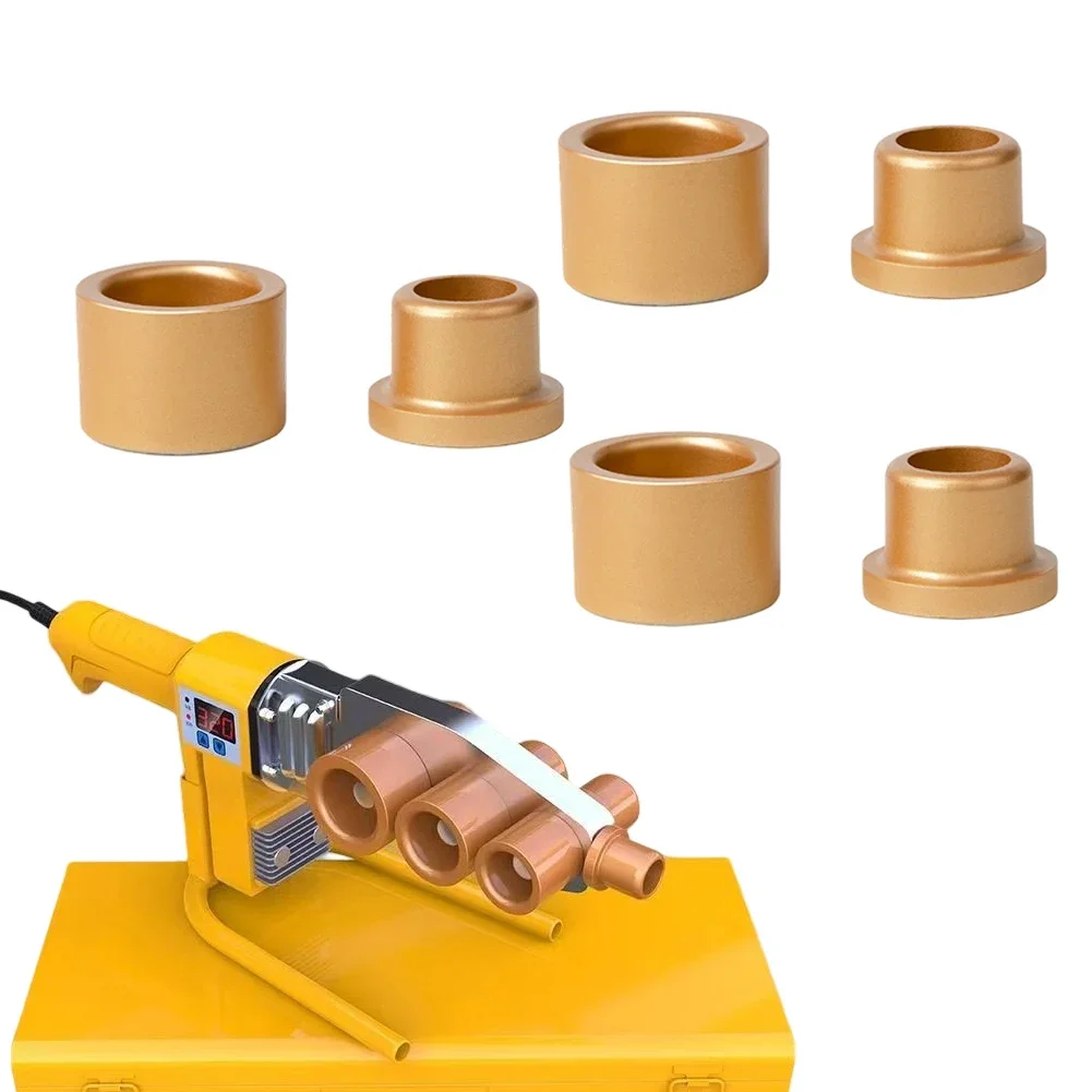 3pcs Metal Hot Melt Welding Die Head Non Stick-Tips For Ppr Pipe Sealing Plumbing 20 25 32mm Thickened Insulation Quick Heat
