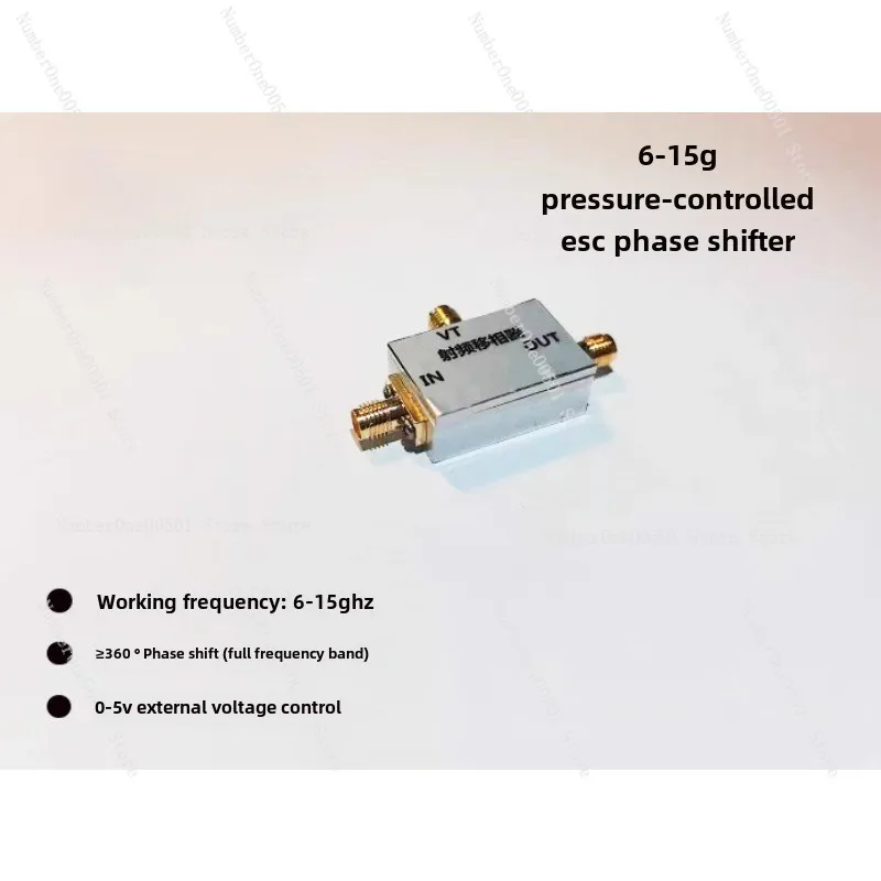 X-Band Ku-Band, RF 6-15G Voltage Controlled Phase Shifter, Analog ESC Phase Shift