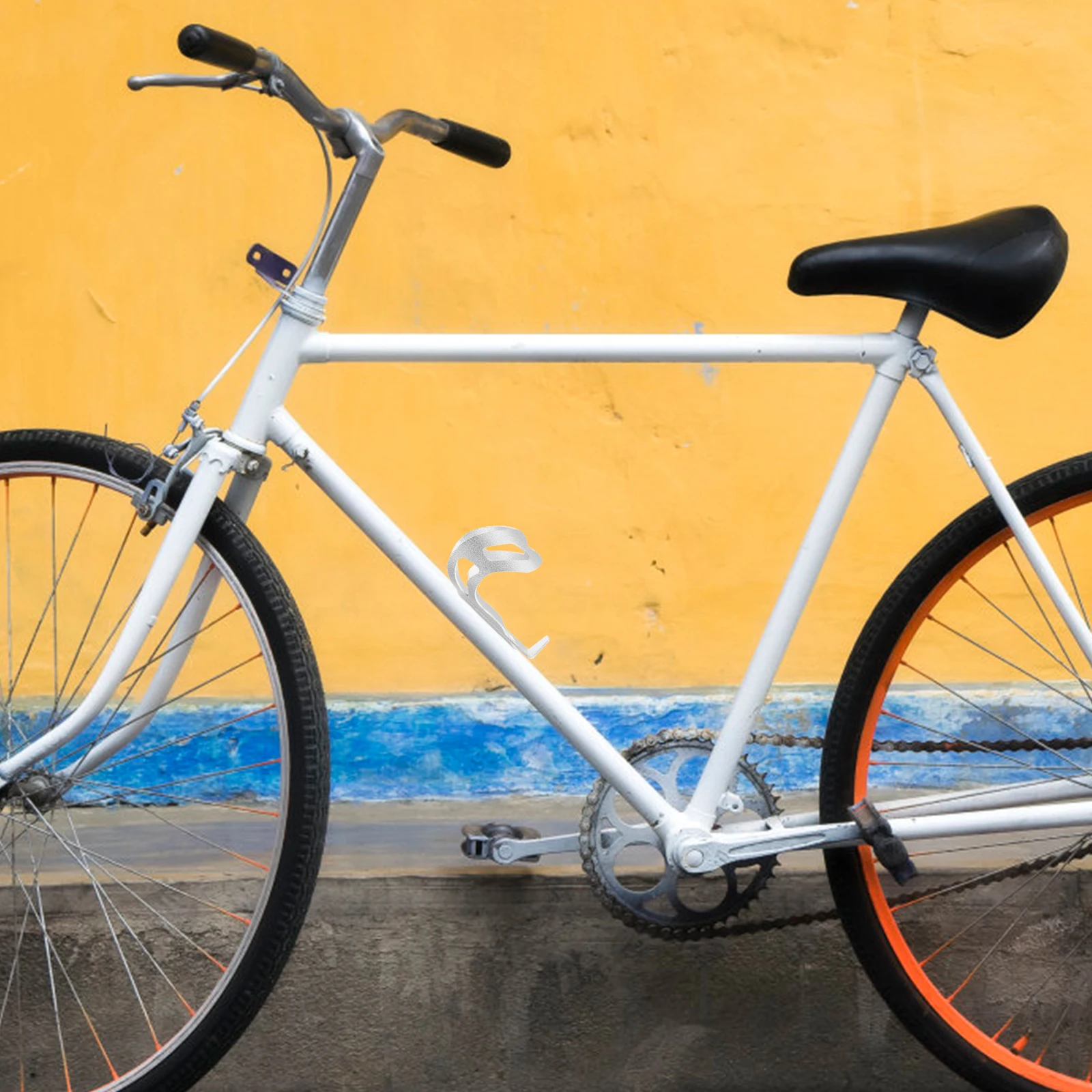 1Set Bike Water Holder Durable Aluminum Alloy Easy Install Not Deform Break Suitable for Bicycles Backpacks Belts