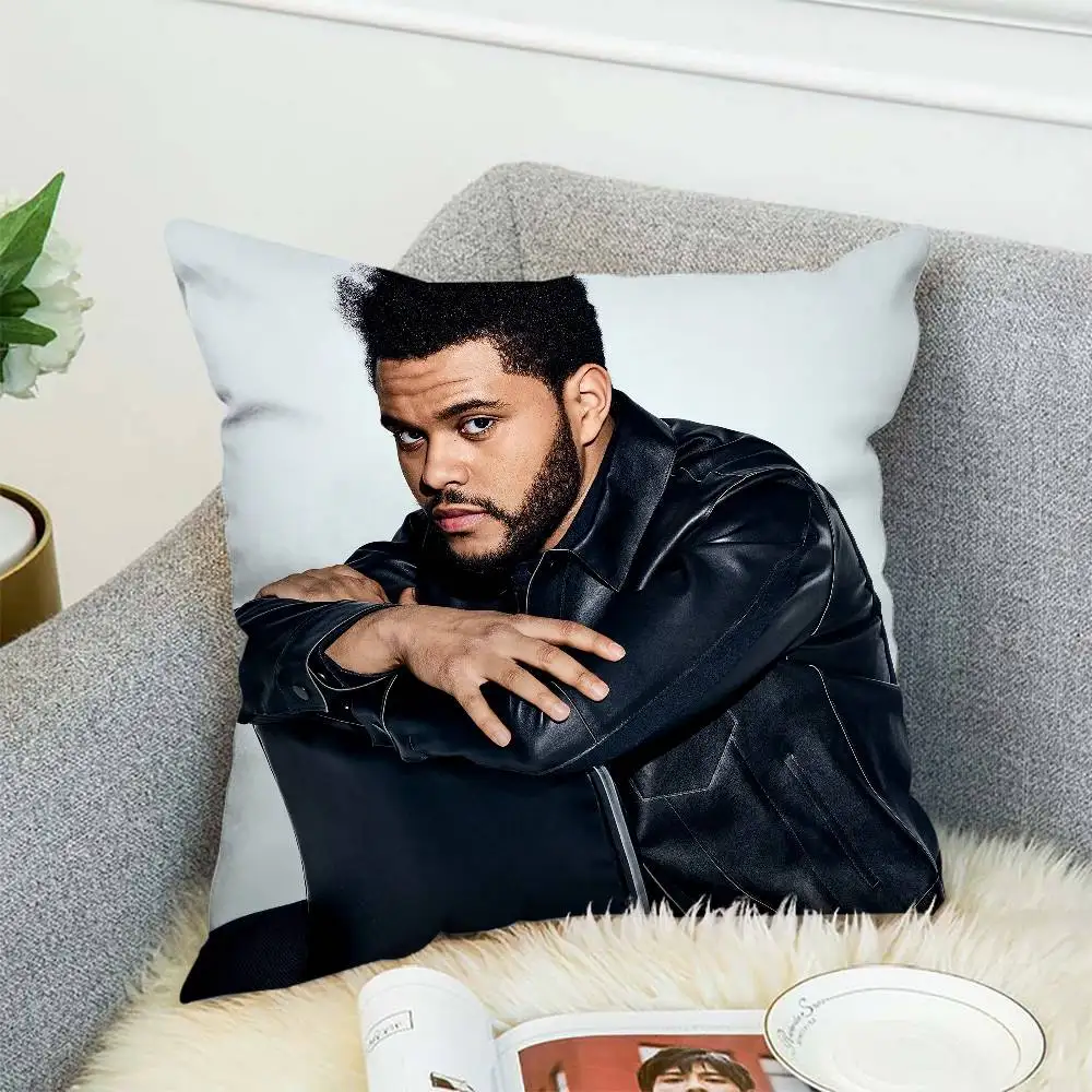 

The Weeknd Pillow Case Double-Sided Printing Cushion Cover 45x45 Decorative Cushions Sofa Home Decor Soft Pillowcase