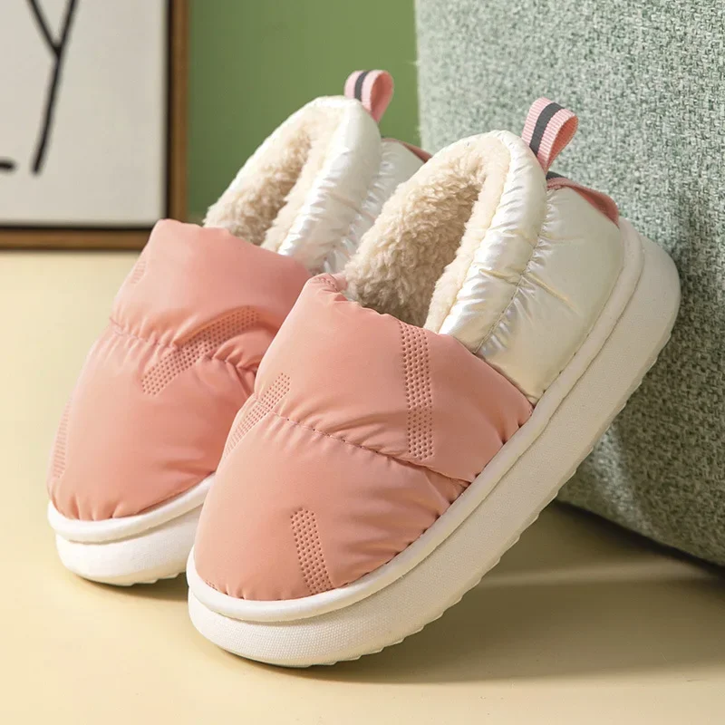 

New Winter Children's Cotton Shoes Outdoor Simple Girls Cute Warm and Comfortable Slippers Boys' Home Shoes 1-15 Years Old