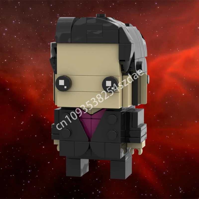 

150pcs MOC Dr Gaius Baltar Brickheadz Building Blocks teenager Christmas toy Gift teenager Educational Christmas toy Gift