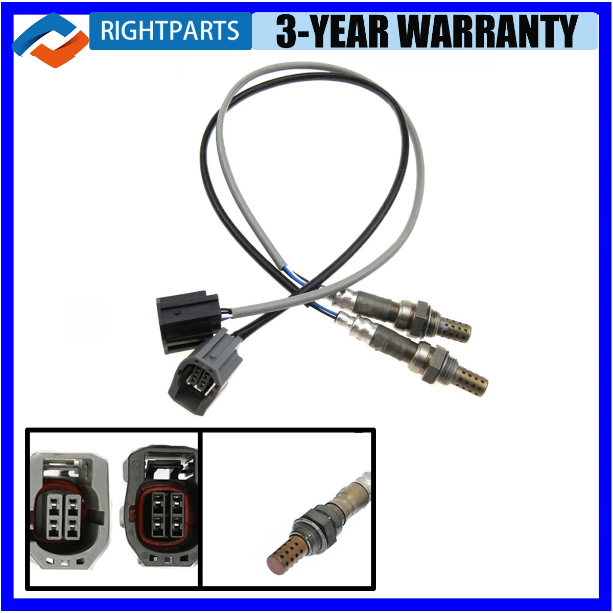Z601-18-861 Z602-18-861 przód + tylne sonda Lambda dla Mazda 3 BK 1.4L 1.6L Z60118861 Z60218861 Z601-18-861A Z601-18-861B